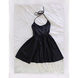 AMERICAN APPAREL black figure skater dress